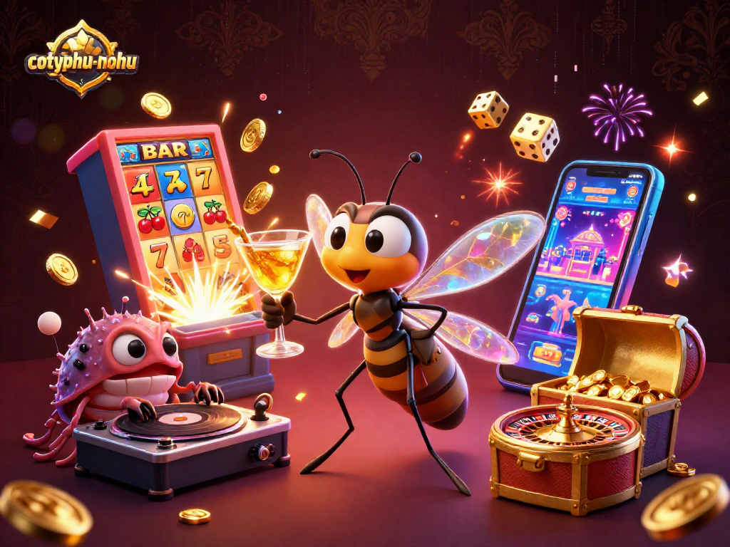Experience thrilling gaming with cotyphu-nohu featuring unique casino heroes and vibrant game elements.