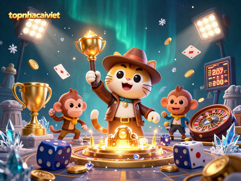 topnhacaiviet enhances thrill with captivating casino adventure featuring dynamic characters and golden rewards