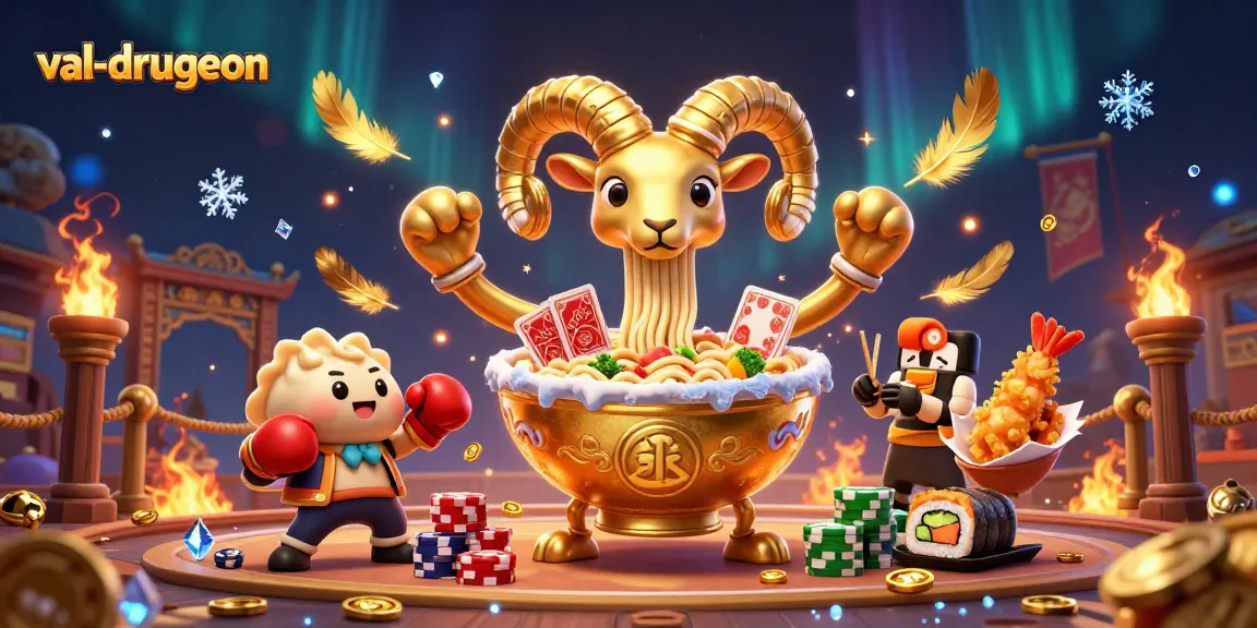 Experience the thrill of val-drugeon gaming with vibrant characters and dynamic casino elements.