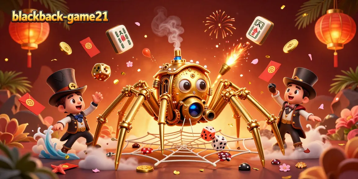Engage with blackjack-game21, featuring steampunk characters and casino elements in a dynamic 3D scene.
