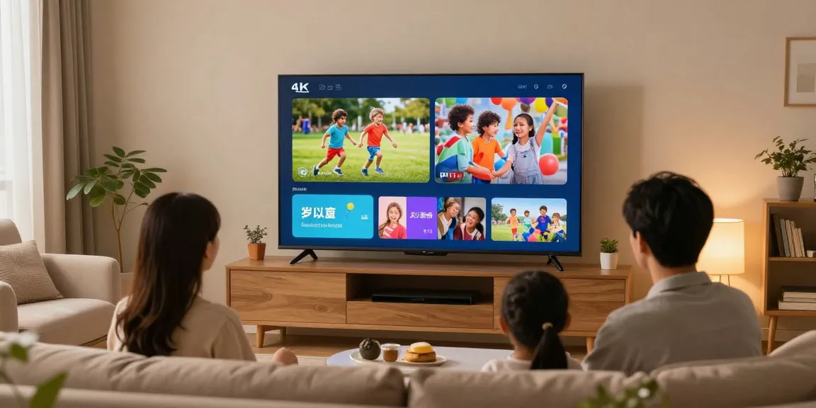 IPTV UK family enjoying local service in their trusted home entertainment
