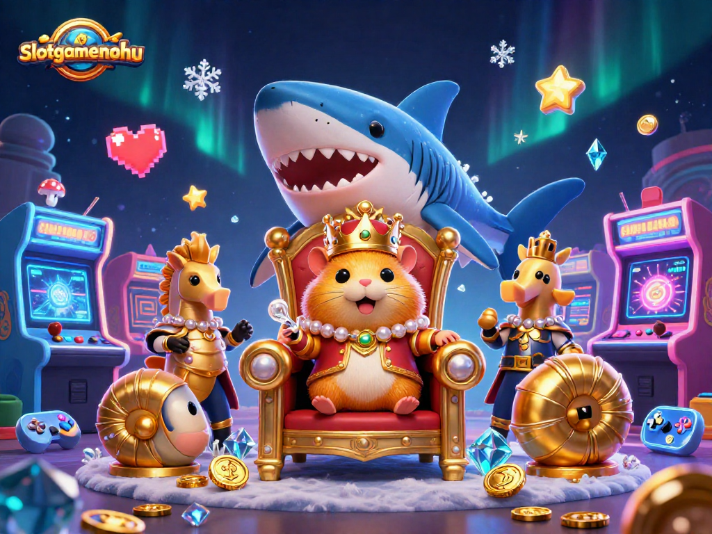 Experience vibrant slotgamenohu gaming with a lively hamster king and aquatic guardians.