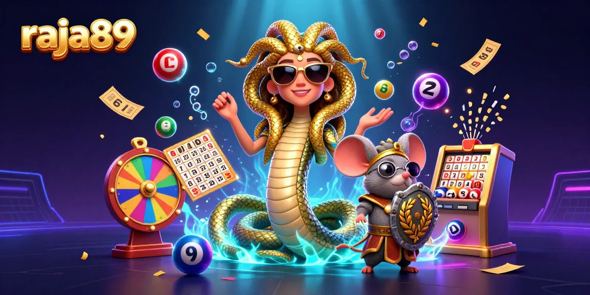 Engage with raja89 to experience fun vibrant game elements like bouncing lottery balls.