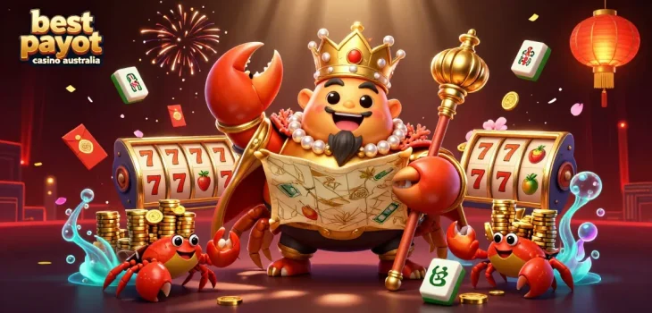 Experience the thrill of the best payout casino Australia, featuring 3D characters and dynamic game elements.