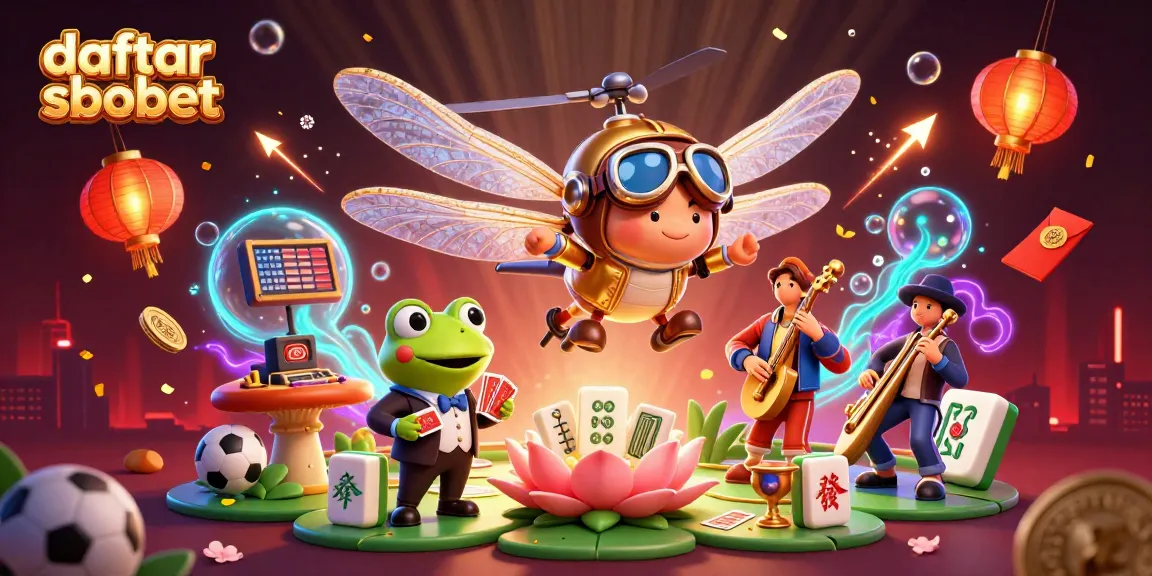 Engage with daftar sbobet at the lily pad casino, where the dragonfly pilot and frog croupier bring excitement.