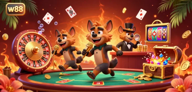 Experience thrilling games at w88 with dynamic casino action and vibrant characters.